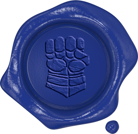 Silver Hand Wax Seal